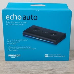 Amazon Echo Auto Smart Assistant - Black Far Field Vocal Control Alexa control